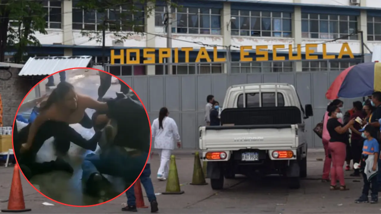 Imagen de Mujeres se pelean con guardia en el Hospital Escuela: 'lo volvería hacer mil veces'