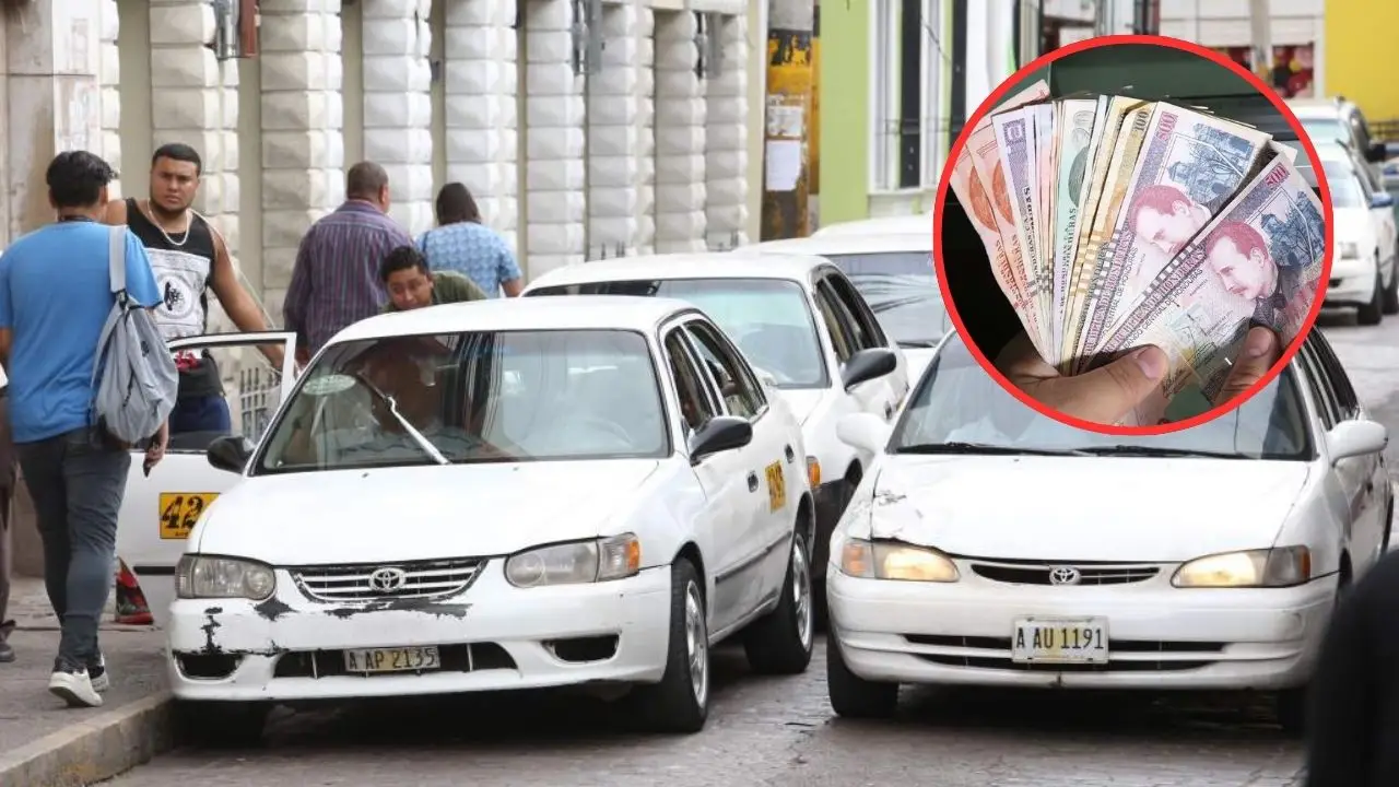 Taxistas amenazan con subir L5 al pasaje; IHTT advierten que no están autorizados Imagen de Taxistas amenazan con subir L5 al pasaje; IHTT advierten que no están autorizados