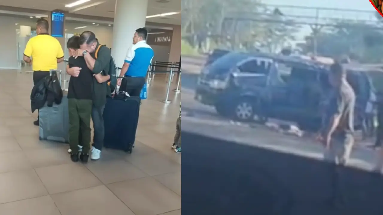 Imagen de VIDEO: Regresa padre de Kenneth, menor que perdió a madre y hermano en accidente
