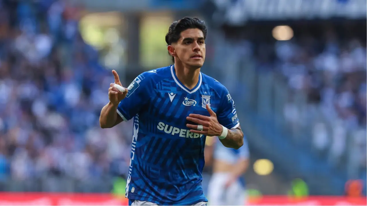 Imagen de Luis Palma rescata el empate del Lech Poznań con gol y asistencia