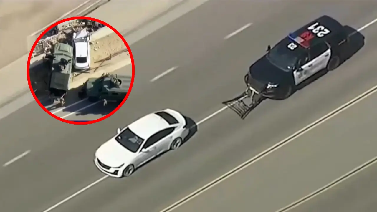 Imagen de VIDEO: Persecución en California termina en violenta colisión y muerte