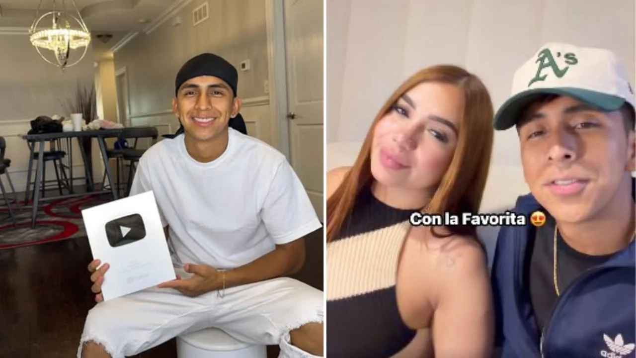 Imagen de Santy G y La Favorita debutando en vivo: video filtrado con la colombiana en Telegram