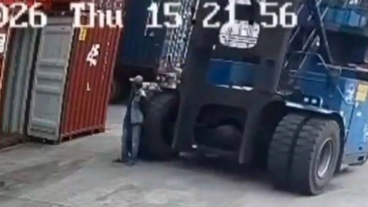 Imagen de Video capta últimos momentos de trabajador que murió en accidente con máquina