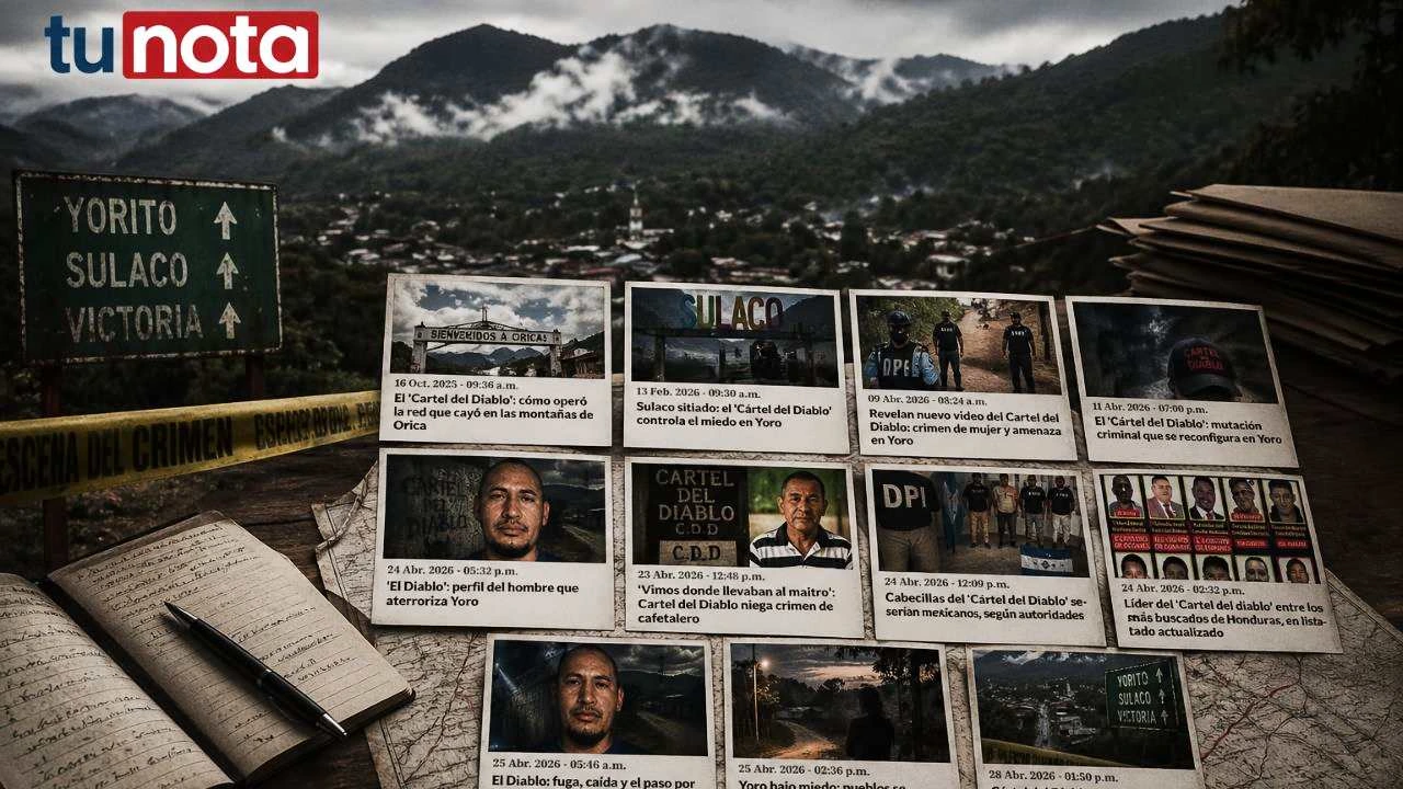 Imagen de Exclusiva: Así reveló Tunota las primeras huellas del Cártel del Diablo en Yoro
