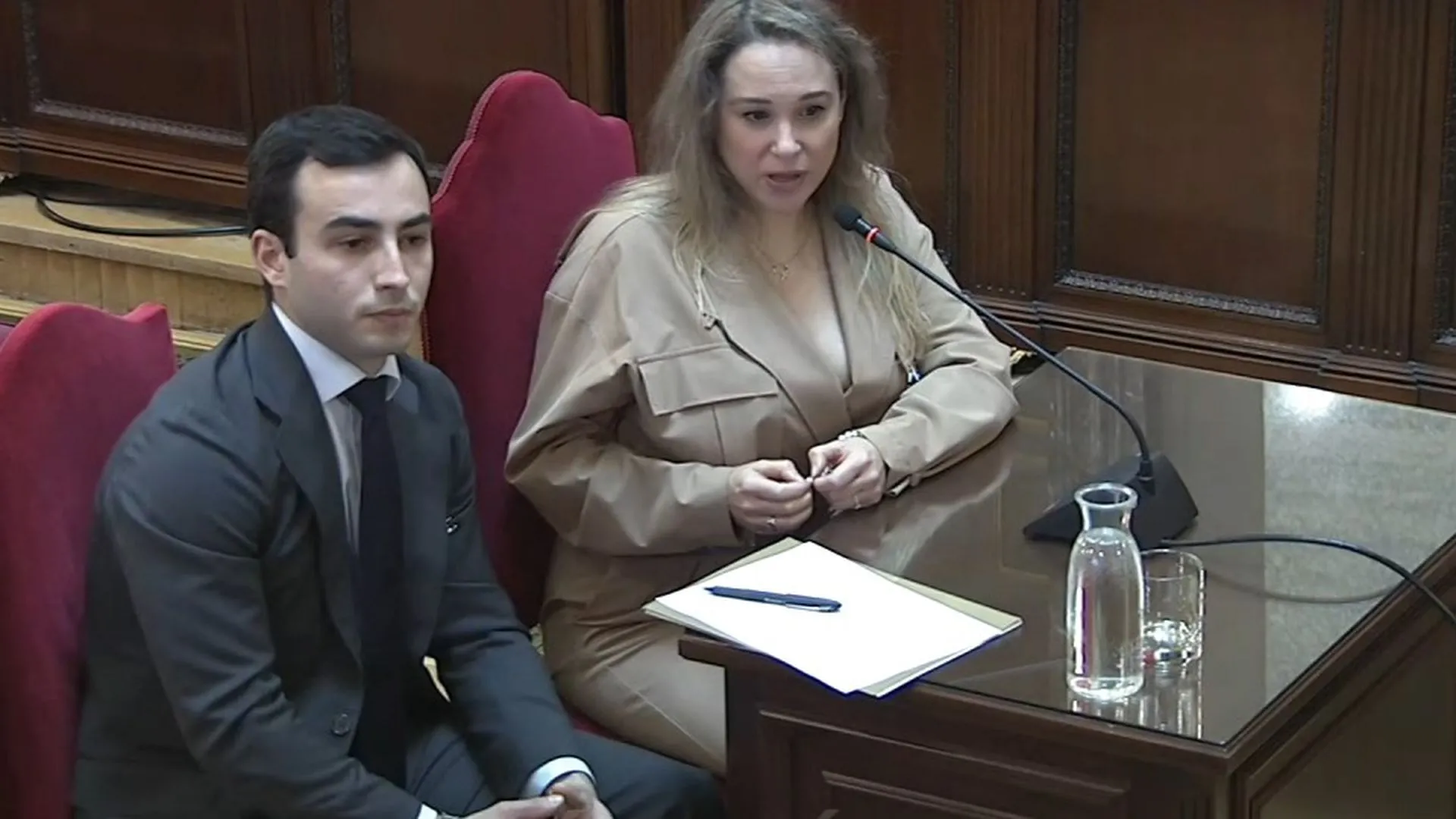 Leonor González Pano declarando en juicio de mascarillas.