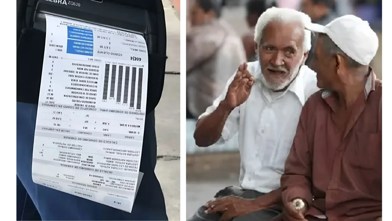 recibo de luz y señores de la tercera edad 