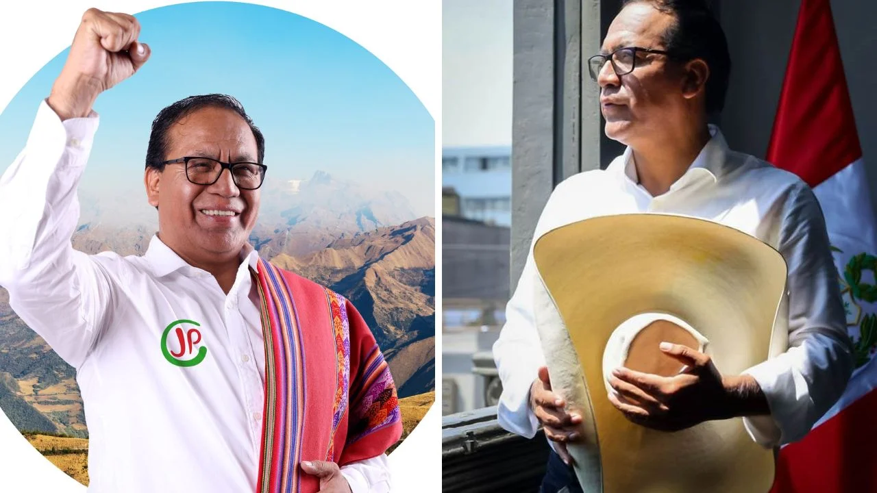 Collage de fotos de Roberto Sánchez ,candidado elecciones 2026 