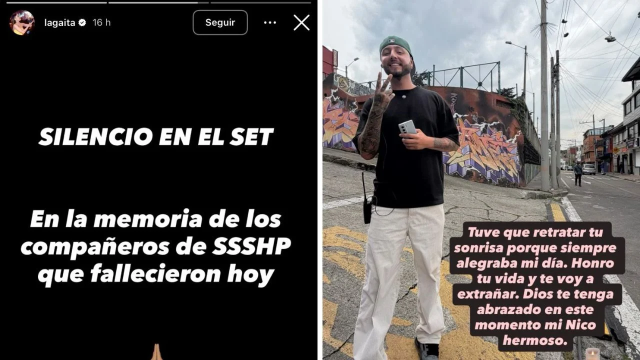 Fotos de lo que pasó en el set de Sin senos sí hay Paraíso 