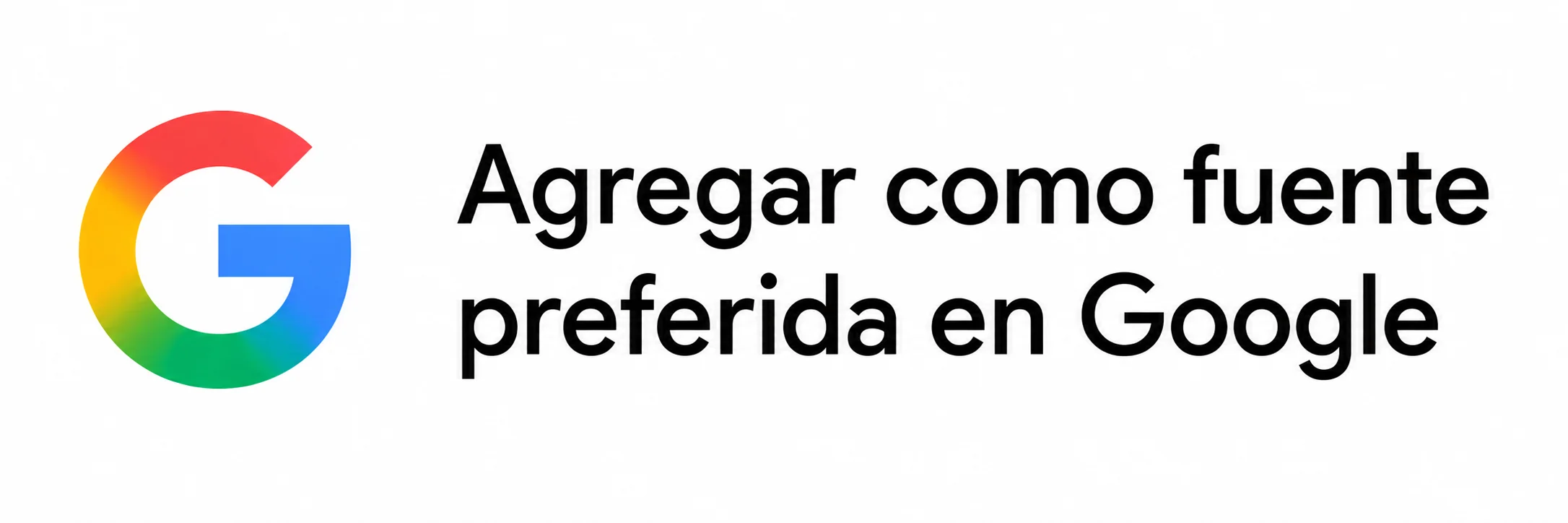 Botón para agregar a noticias preferidas de Google