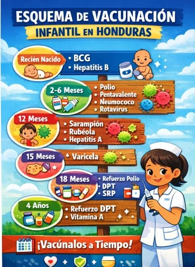 Vacunas en Honduras para niños