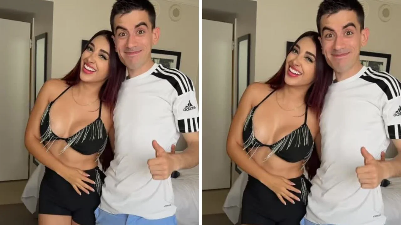Collage de fotos de  Jessica Sosi junto a Jordi 