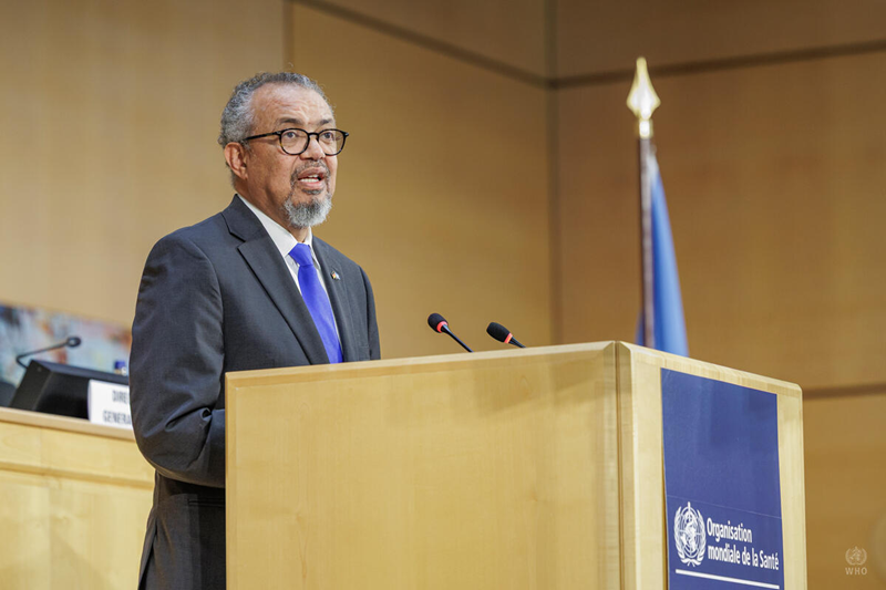 El director general de la Organización Mundial de la Salud (OMS), Tedros Adhanom Ghebreyesus