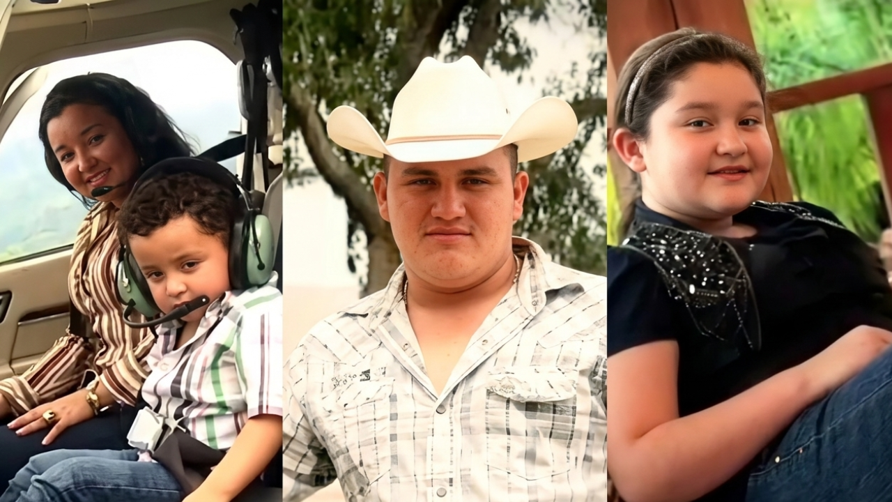 Mamá de Yosary junto a Arnulfo valle Jr, Josué valle hermano mayor, y Jazmín hermana.