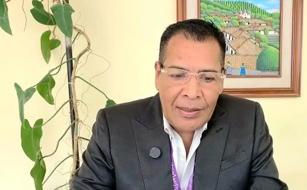 El coordinador del Observatorio de Derechos Humanos de las Personas LGBTIQ`+ en Honduras, Francisco Mencía.