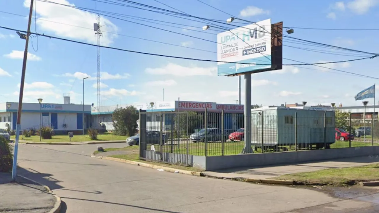 Centro de salud donde murió el hombre.