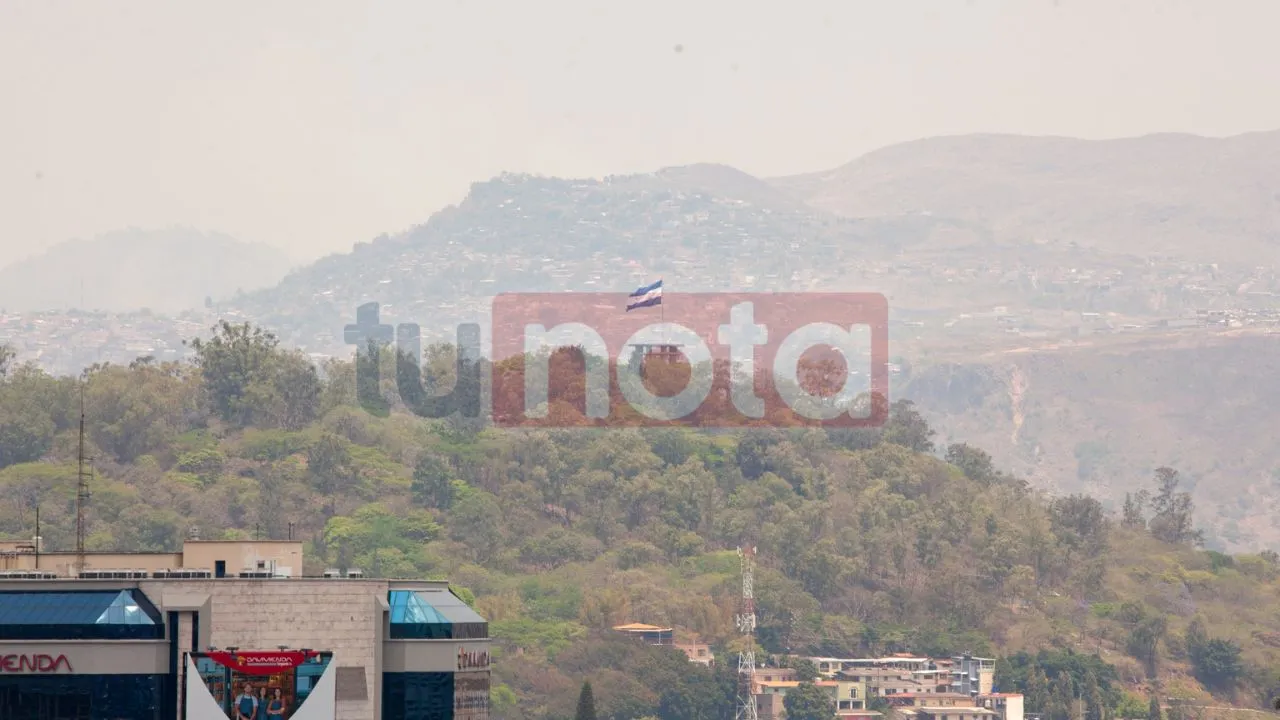 Capa de humo en Tegucigalpa.