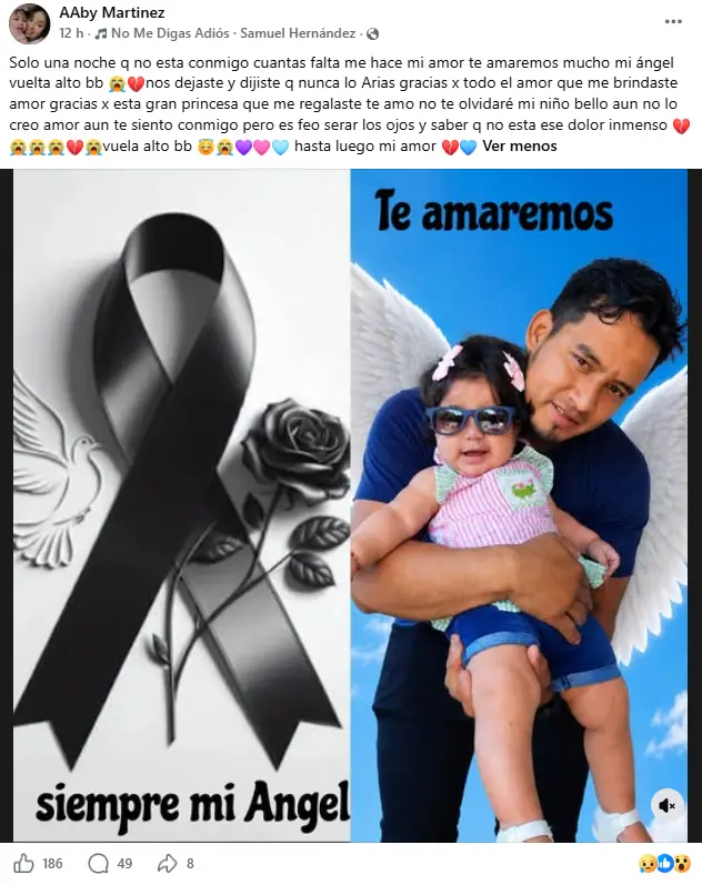 Mensaje de la esposa del hondureño que murió en Texas, Estados Unidos