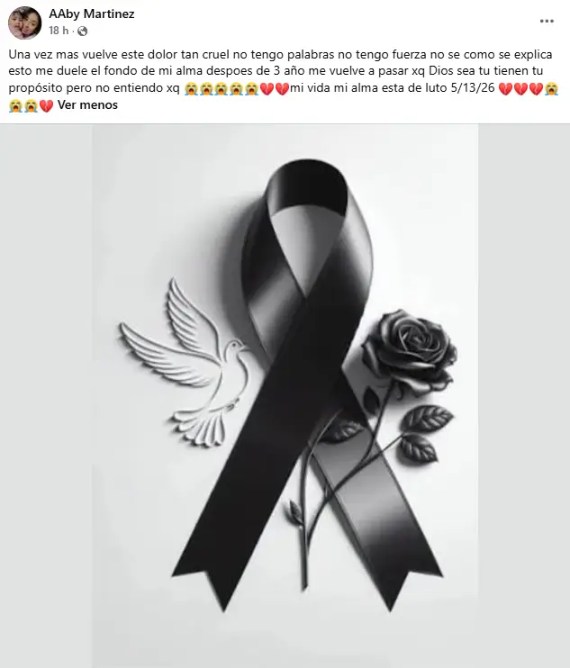 Mensaje de la esposa del hondureño que murió en Texas, Estados Unidos 