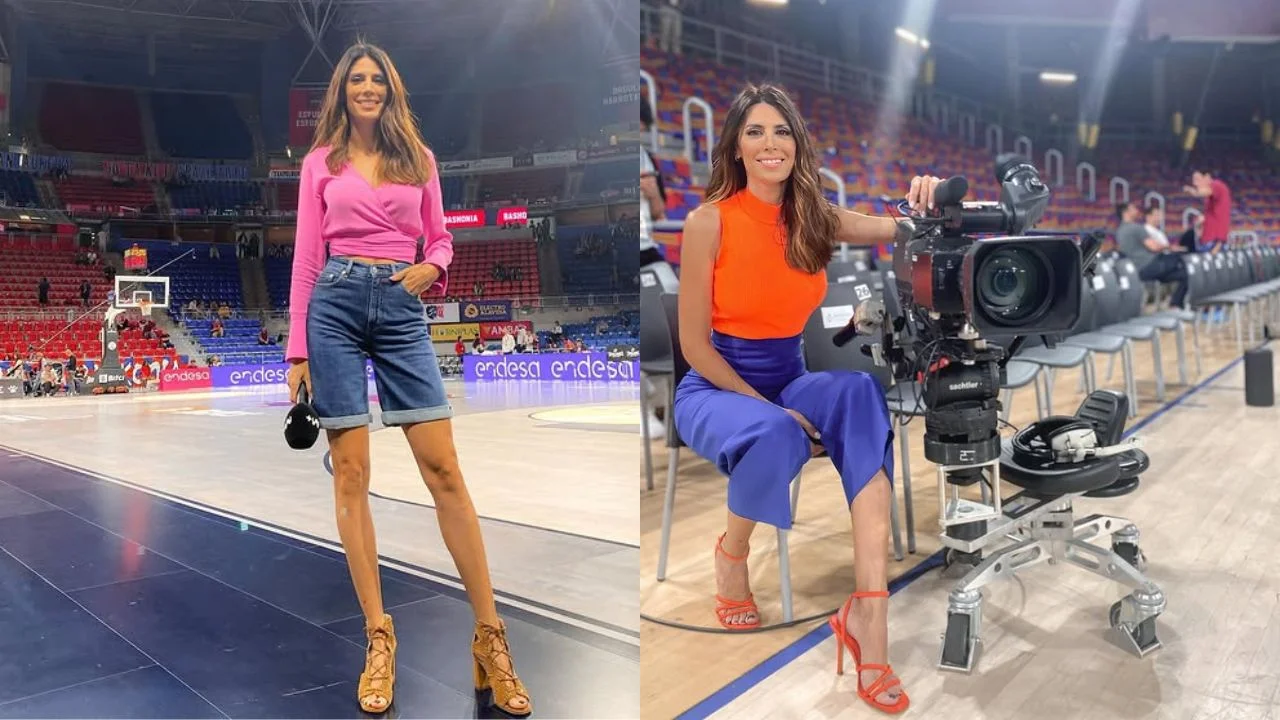 Milena Martín en canchas de baloncesto.