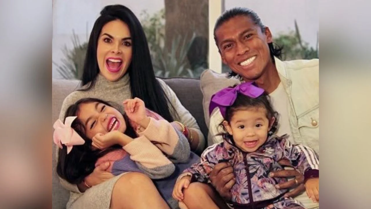 Joel Huiqui y su familia.