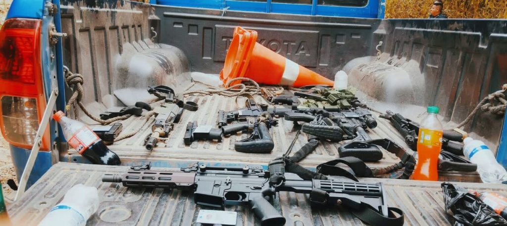 armas encontradas