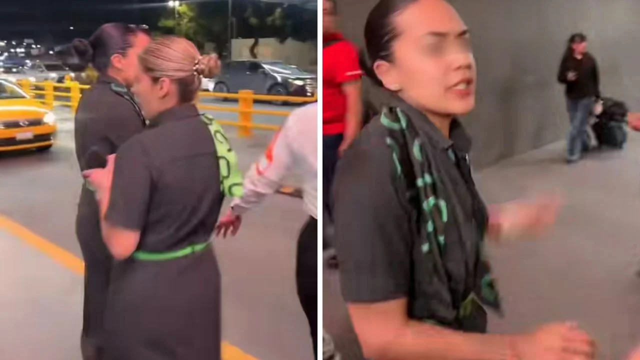 Foto de las supuestas azafatas que acusaron a Naim Darrechi en el aeropuesto