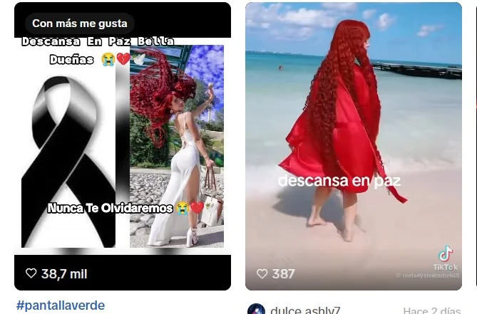 Bella Dueñas murió