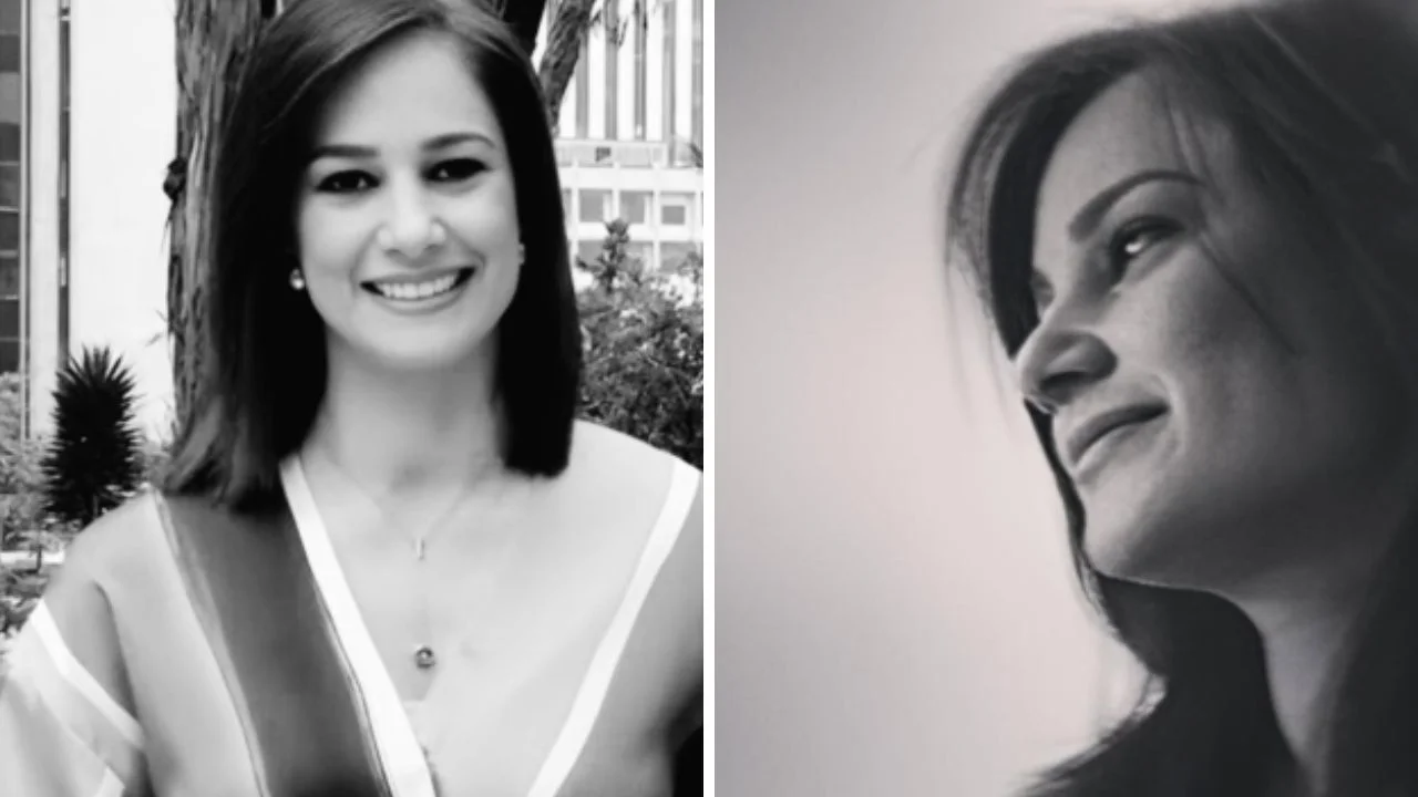 Collage de fotos de la peirodista Bianca Gambino