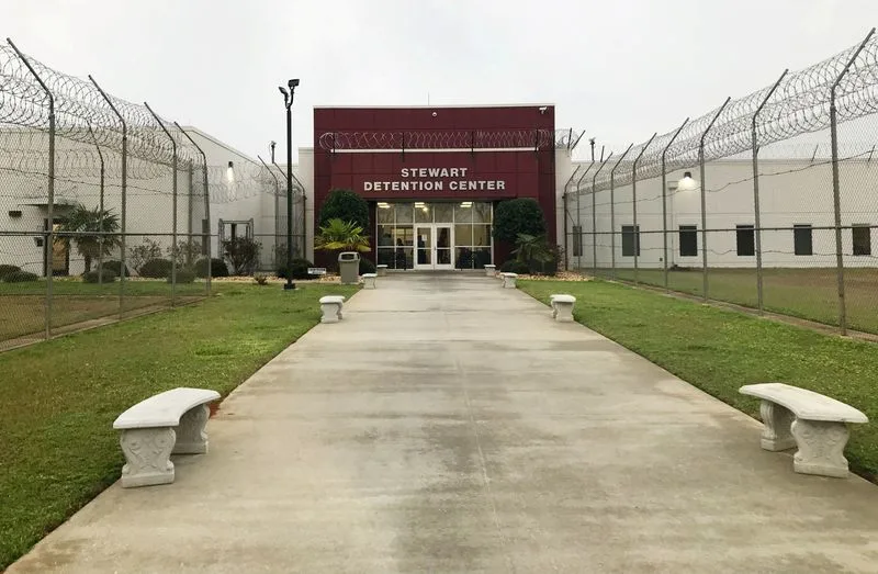 Imagen de un centro de detención de Estados Unidos.