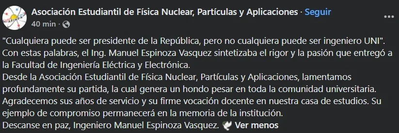 ingeniero Manuel Espinoza Paz Vázquez