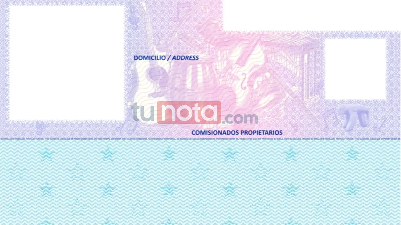 borrador documento de identificación de menores