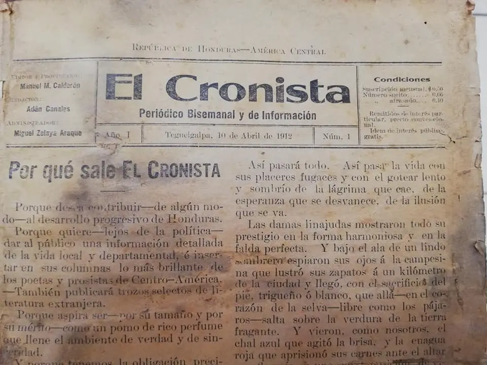 Ejemplar de El Cronista