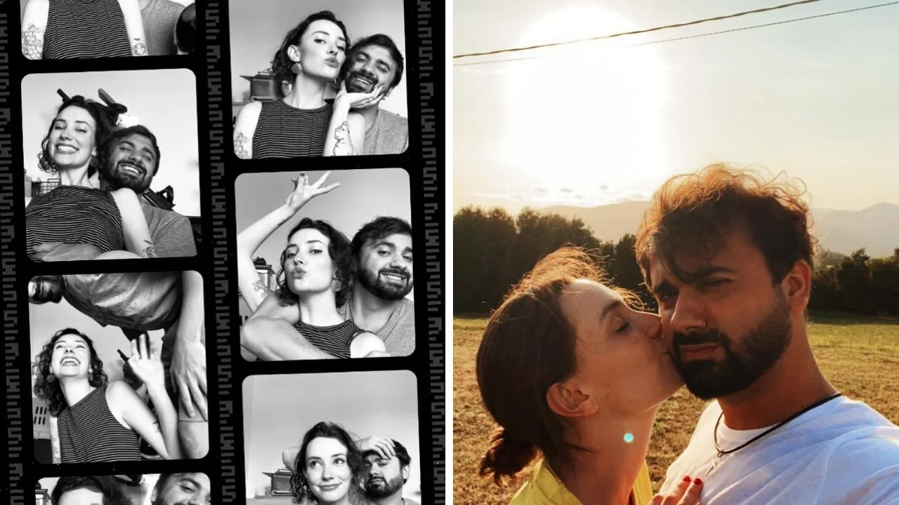 Fotos de Emma Geikie y su exmarido Fran 