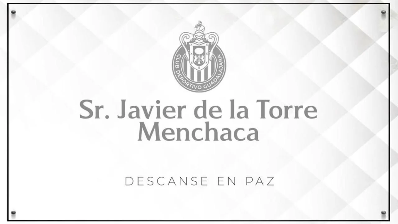 Imagen póstuma de Chivas sobre la muerte de Javier de la Torre Menchaca.