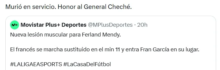 Ferland Mendy murió