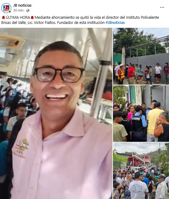 Fotos del director que tomó fatal decisión en Cofradía