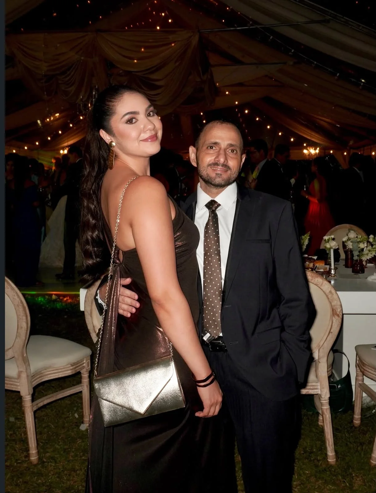 Ileana Bográn y su esposo