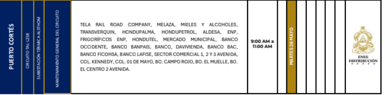 Cortes de energía eléctrica