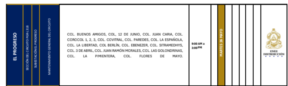 Cortes de energía eléctrica