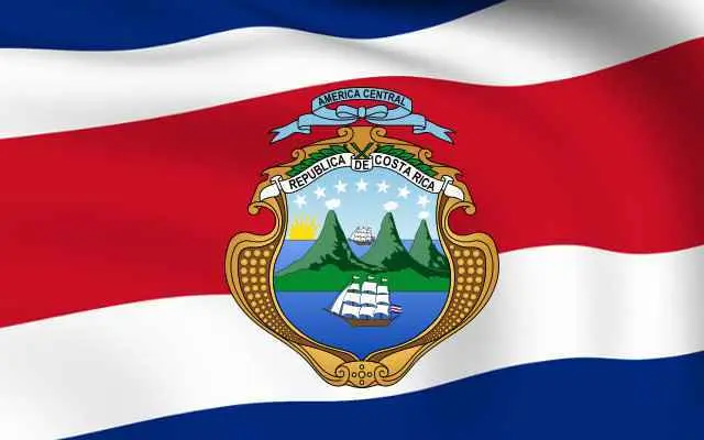 BANDERA DE COSTA RICA