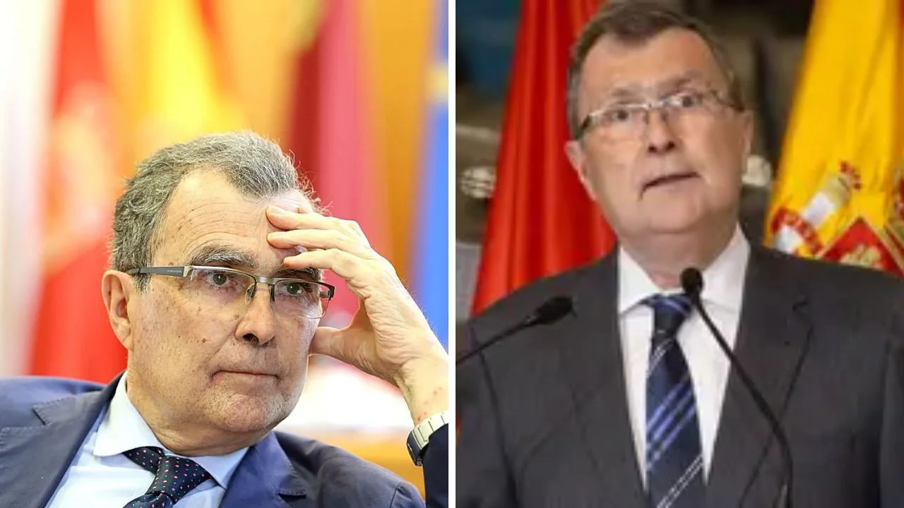 Collage de fotos de José Ballesta alcalde de Murcia 