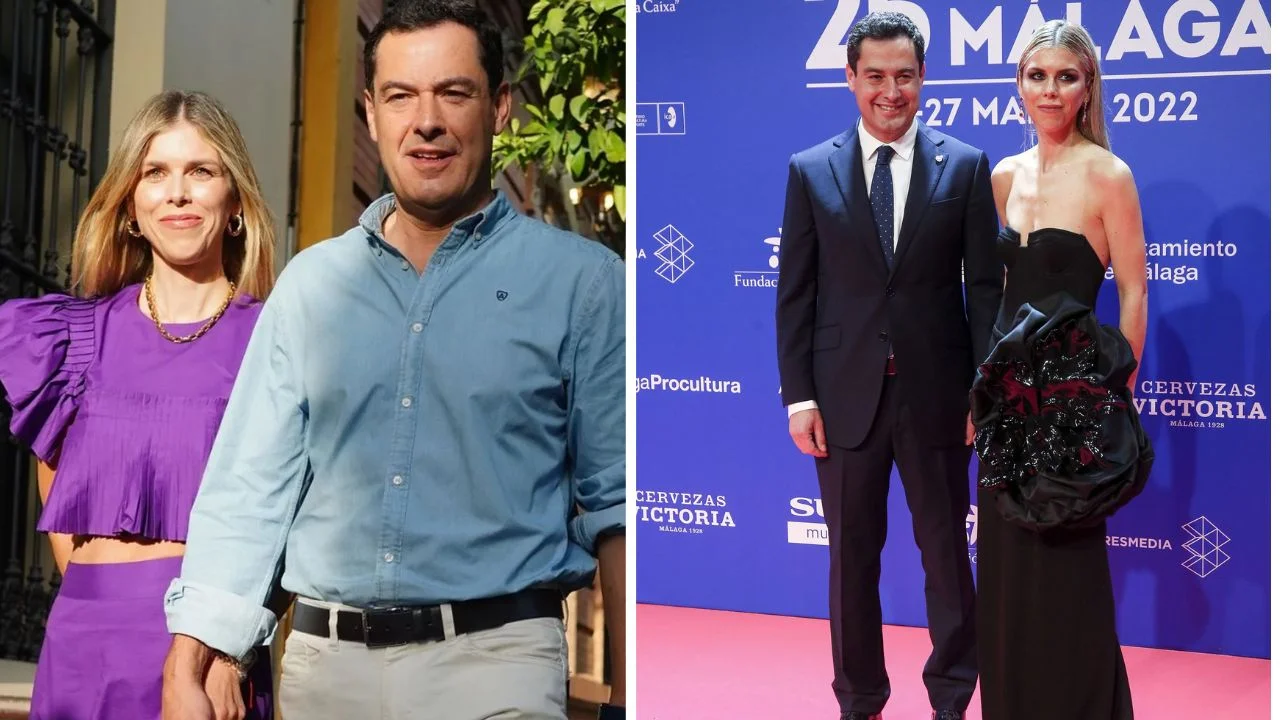Fotos de Manuela Villena y su esposo Juanma Moreno
