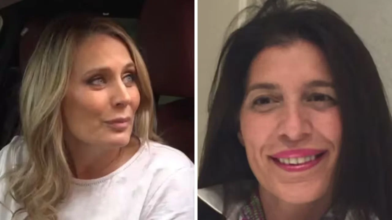 Collage de fotos de Karina Antoniali y Rocío Marengo 