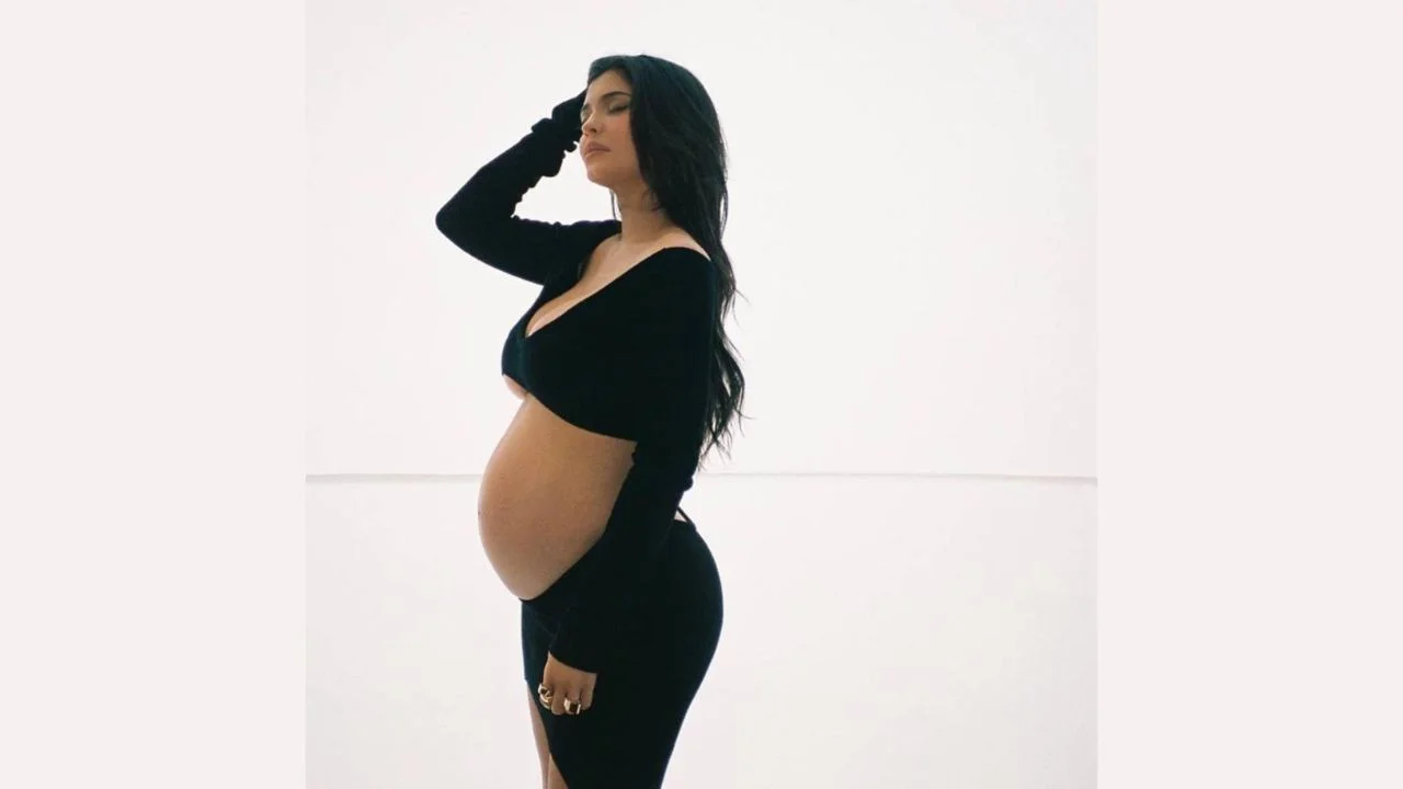 Kylie Jenner durante el embarazo de su segundo hijo, Aire Webster.
