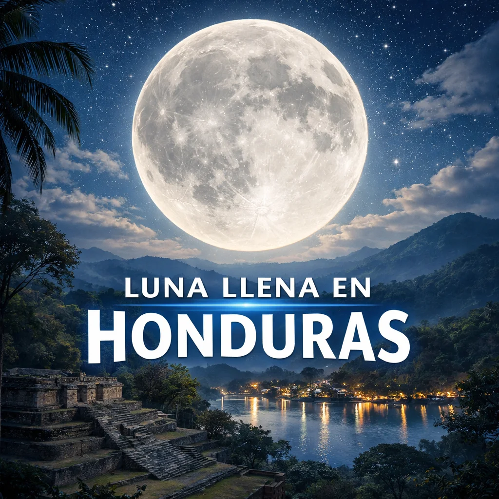 Luna llena de mayo de 2026 en Honduras.