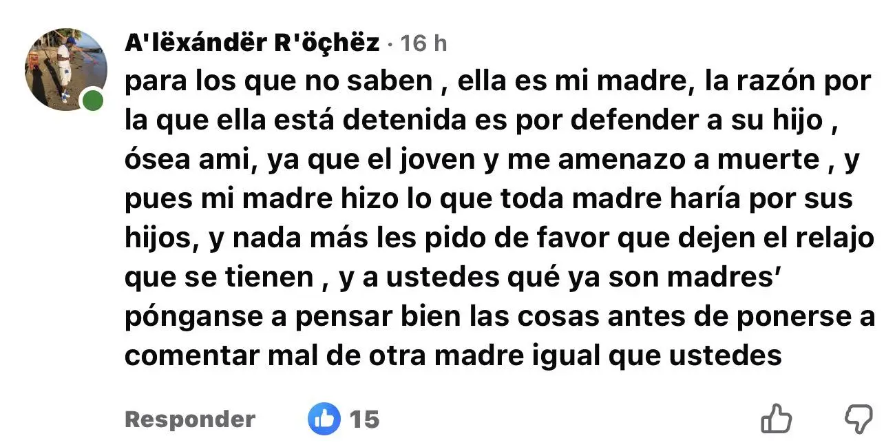 Comentario Facebook