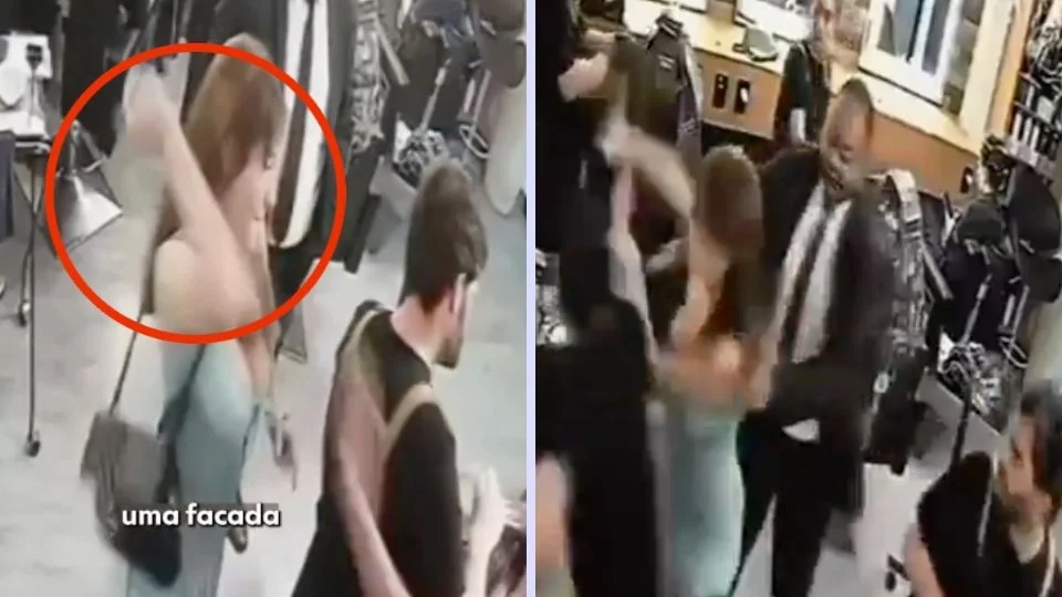 mujer apuñala a peluquero