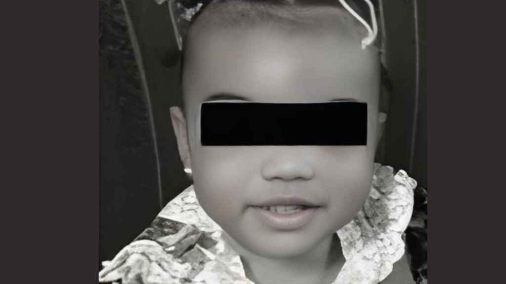 Foto de la menor de 4 años.