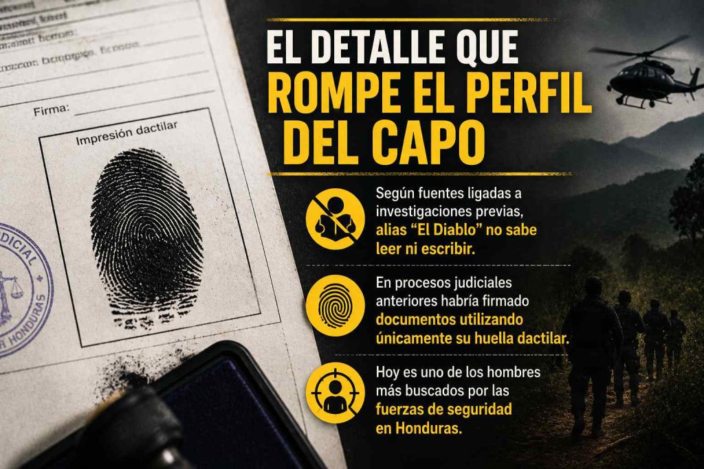 no sabe firmar "El Diablo"