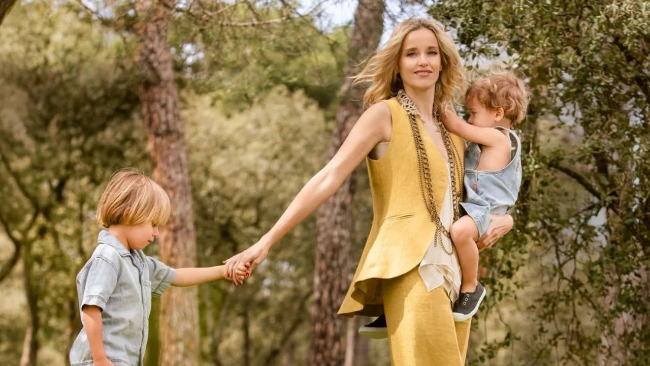 Daphne Cañizares y sus dos hijos en común con Dani Carvajal.